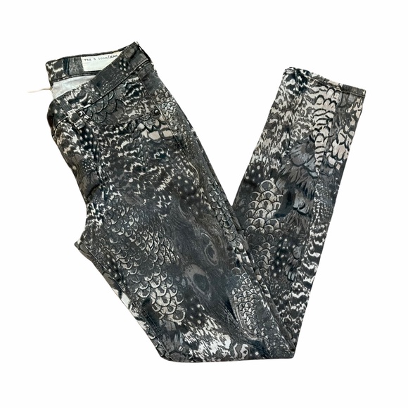 Rag & Bone Feather Jean Leggings Size 27 EUC - Picture 2 of 10